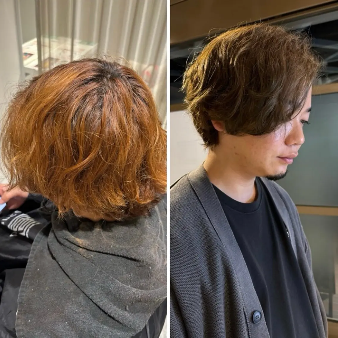 ショート ヘアカラー 得能 慶太のヘアスタイル