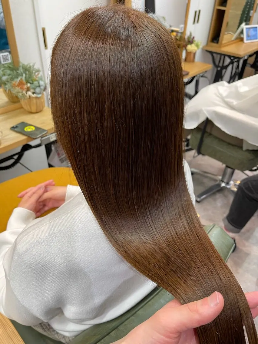 ロング カラー ヘアカラー トリートメント 透明感カラー💎 アレンジ🩰Rimiのヘアスタイル