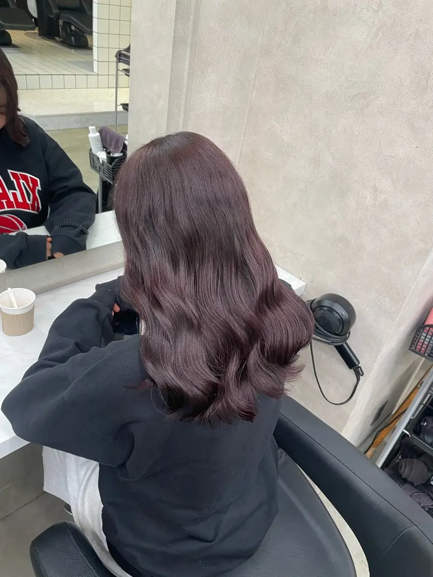 ロング カラー ヘアアレンジ ヘアカラー トリートメント ヘアセット 💗横浜美容室 💗HARUNAのヘアスタイル