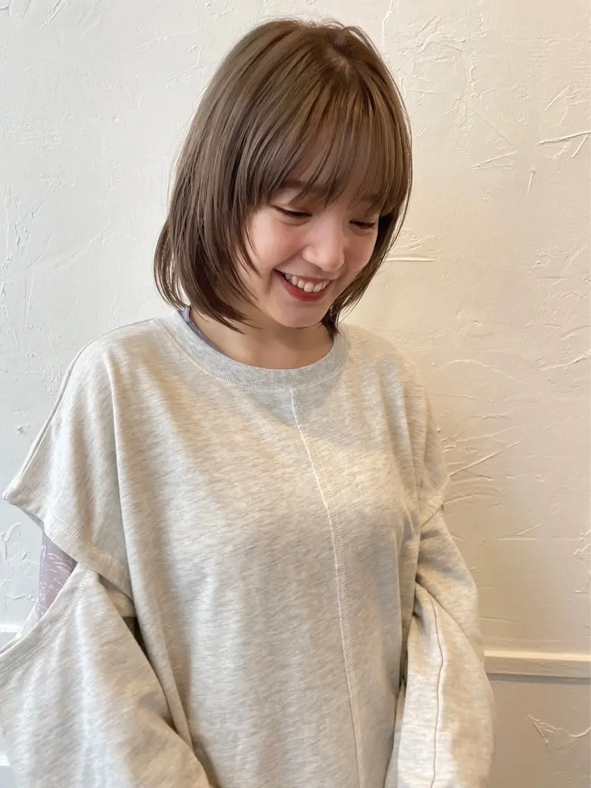 ミディアム カラー 💭比嘉 琉希💭のヘアスタイル