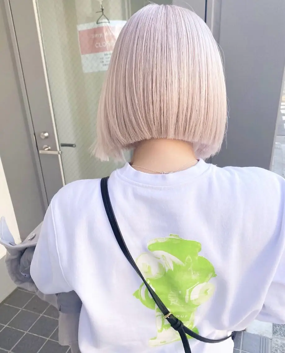 【ホワイトカラー️🫧】2回ブリーチダブルカラー+クイック1stepトリートメントの写真