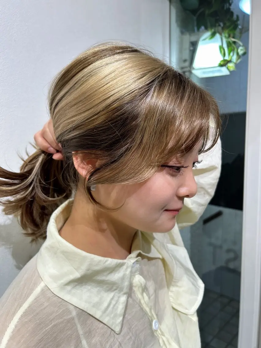 【前髪＋顔周りcut】の写真