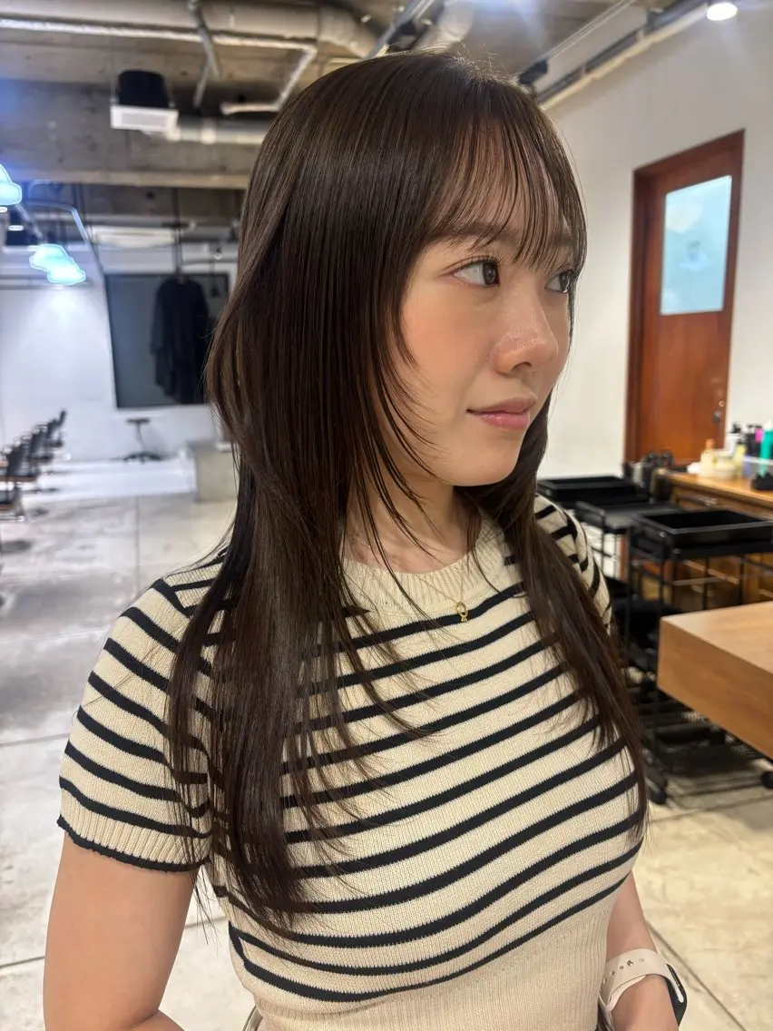 ロング 🎀抜け感ナチュラル 🎵asuna🪽のヘアスタイル