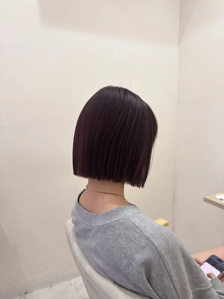 ショート カラー 切りっぱなしボブ ショートボブ ボブ 韓国風ヘア ショートヘア カット ヘアカラー トリートメント 🫧ショート・ボブ・ 似合わせ🫧井上歩のヘアスタイル