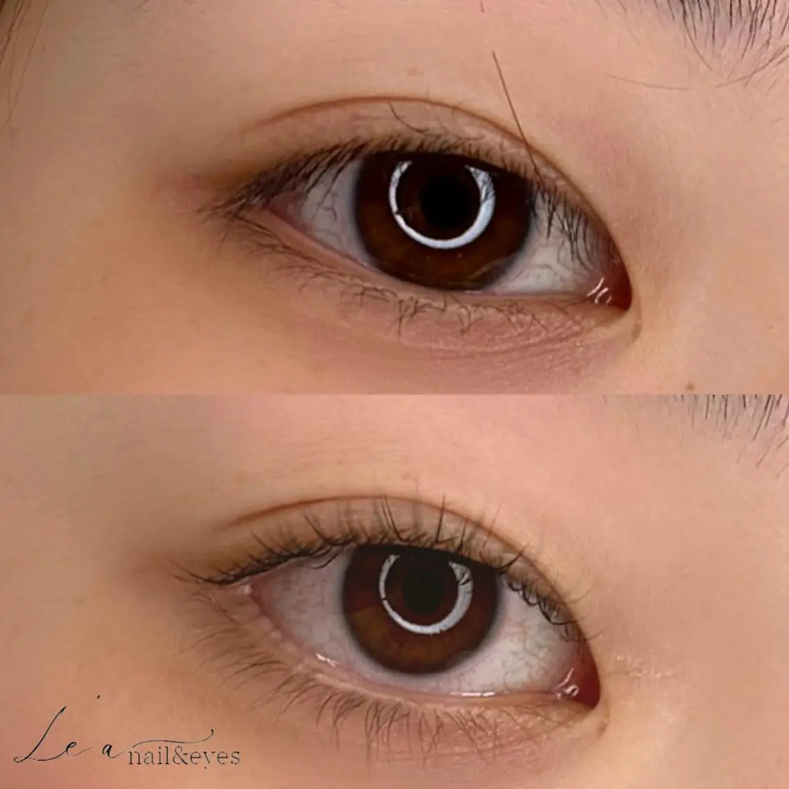 マツエク・マツパ ナチュラル パリジェンヌラッシュリフト Le'a nail&eyesのマツエク・マツパデザイン