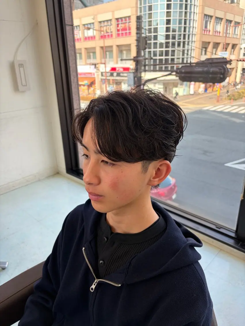 パーマ メンズ メンズパーマ ニュアンスパーマ カット パーマ ✨似合わせ特化美容師 WILL上村 拳吾のヘアスタイル
