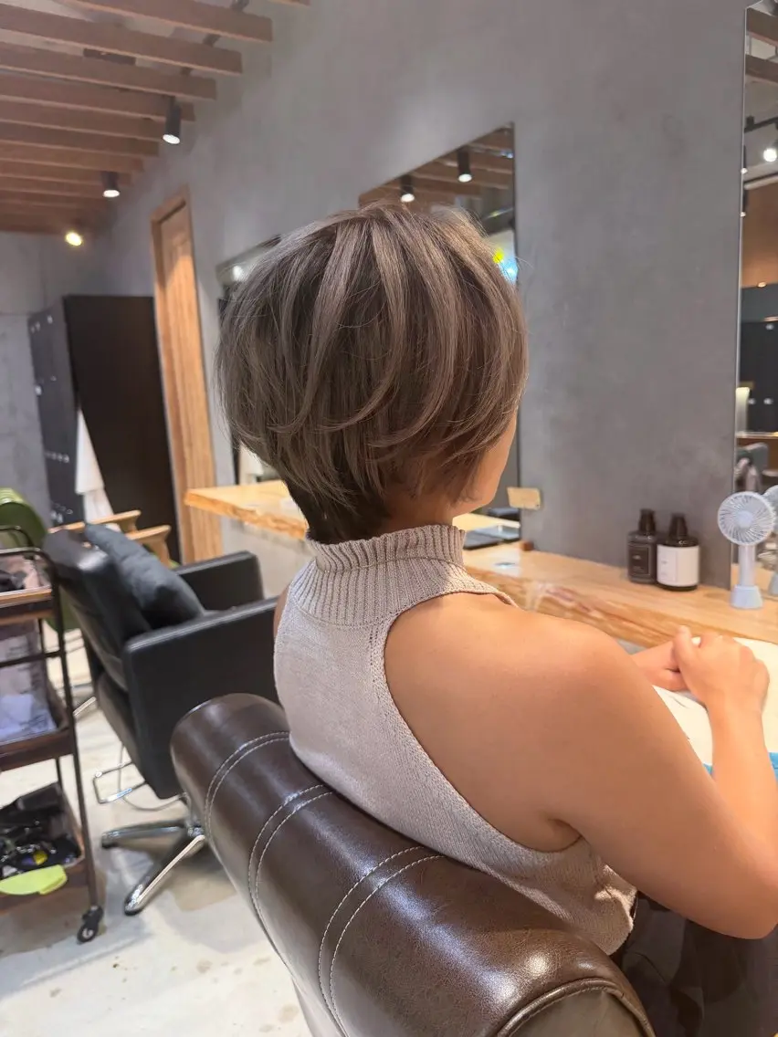 ショート ヘアカラー 艶髪💎美容師 TATSUYAのヘアスタイル