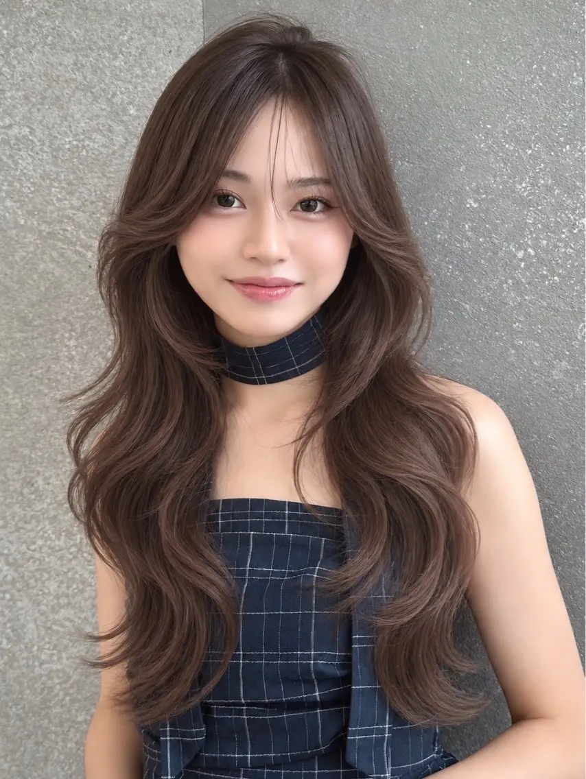 ロング カット ヘアカラー トリートメント レイヤー 翔のヘアスタイル