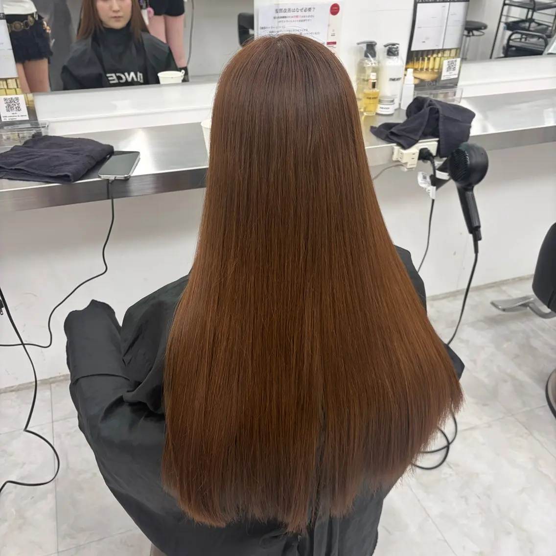 カラー カット ヘアカラー トリートメント ヘアセット 透明感うる艶カラー 🤍MANAMIのヘアスタイル