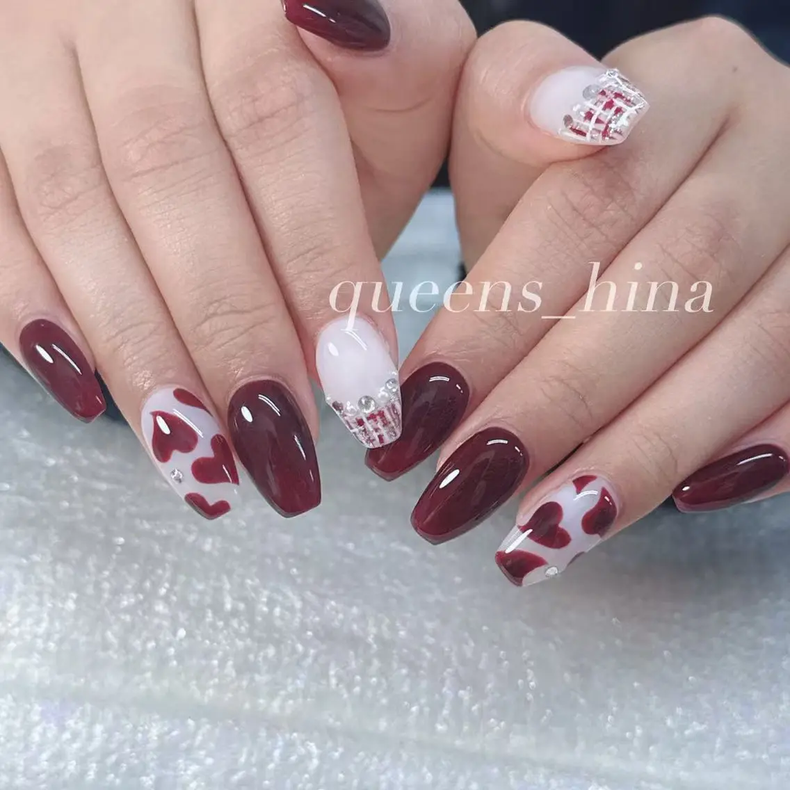 ネイル ハンドネイル Queen's ゆなのネイルデザイン