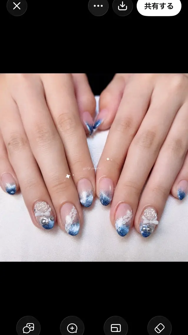 ミディアム ハンドネイル soin.nail aiのネイルデザイン