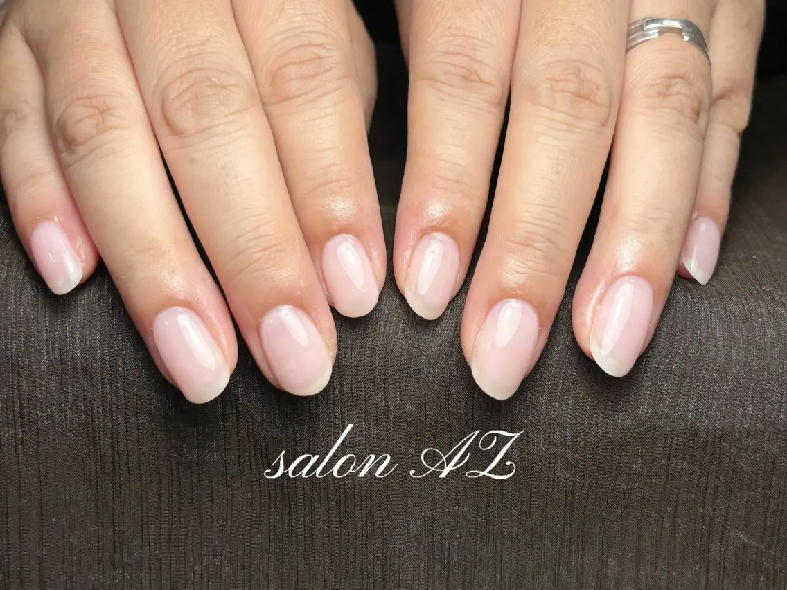 ネイル 長さ出し フットネイル フレンチネイル マグネットネイル ニュアンスネイル salon AZのネイルデザイン