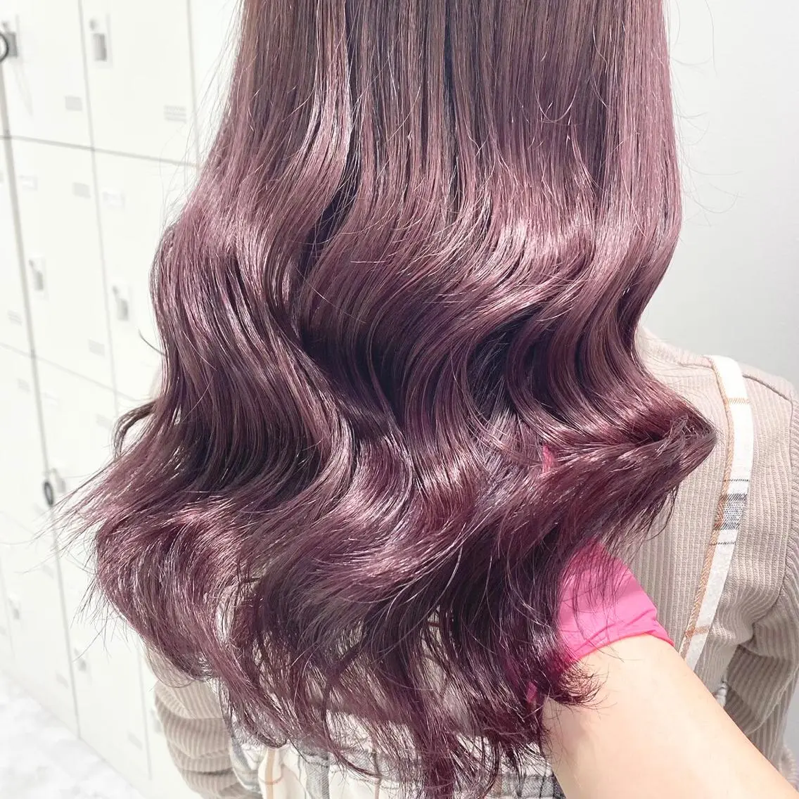 セミロング カラー 韓流トレンドヘア 🎀RINAKO🎀のヘアスタイル