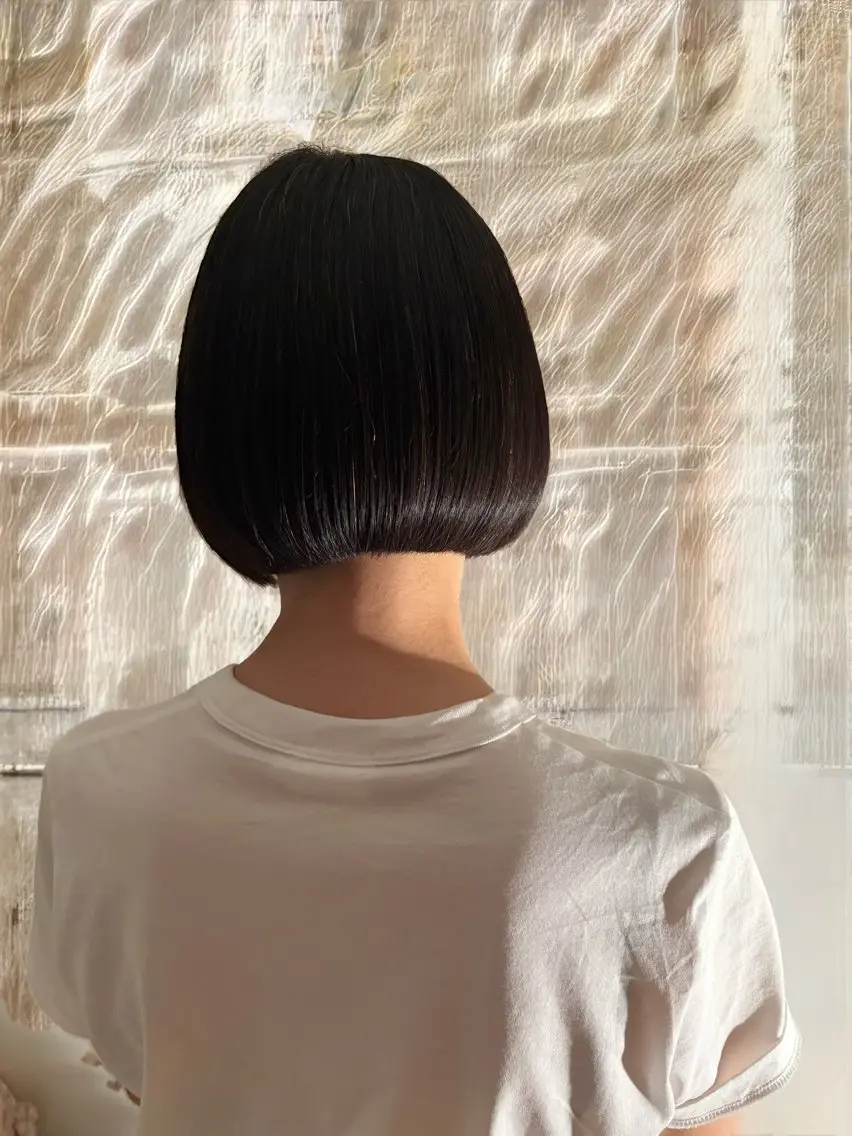 ショート ボブ/刈り上げ/ ショート越智葵葉🍃のヘアスタイル