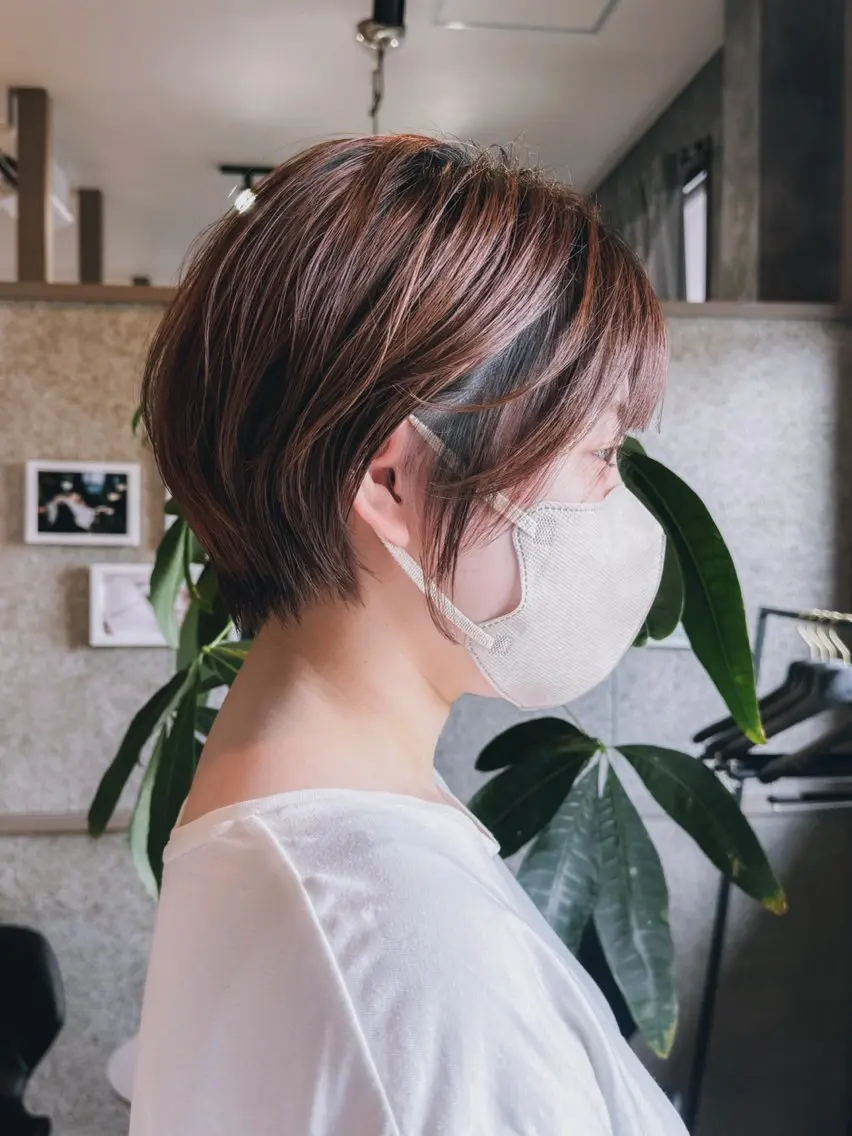 ショート カット ヘアカラー 佐藤 康汰のヘアスタイル