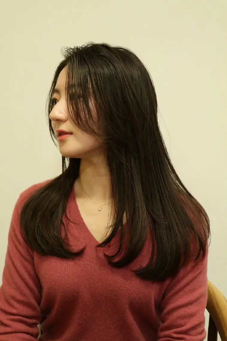 ロング 田中 秋水のヘアスタイル