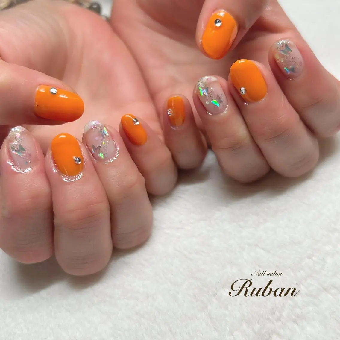 ネイル ホログラムネイル Nail salon Rubanのネイルデザイン