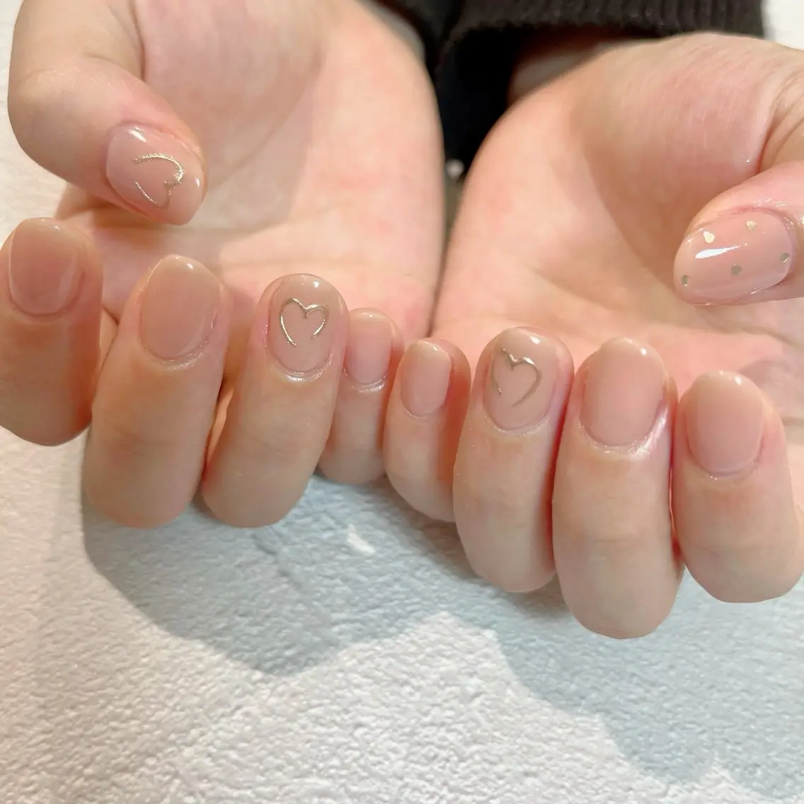 ネイル アートネイル ミラーネイル WAVY_nail YUIKAのネイルデザイン