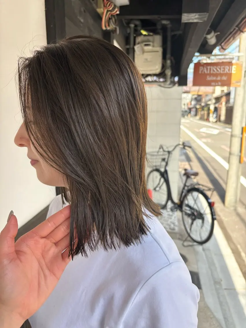 🫧ブリーチなし透明感ダブルカラー🫧の写真