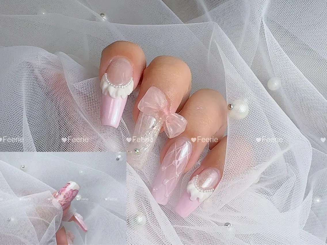 ネイル アートネイル 韓国ネイル マグネットネイル シンプルネイル ワンホンネイル nail salon Feerieのネイルデザイン