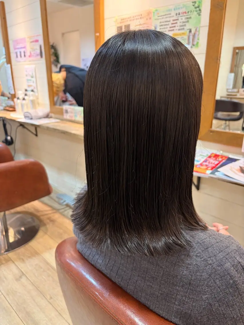 ミディアム カラー Snowdrop荻窪 ✨ほりわかな✨のヘアスタイル