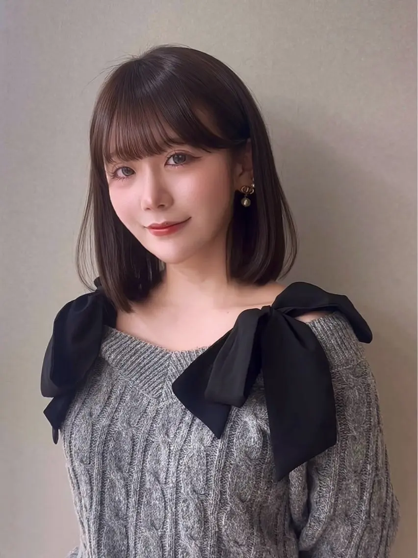 カラー カット ヘアカラー トリートメント 小西 鈴奈のヘアスタイル