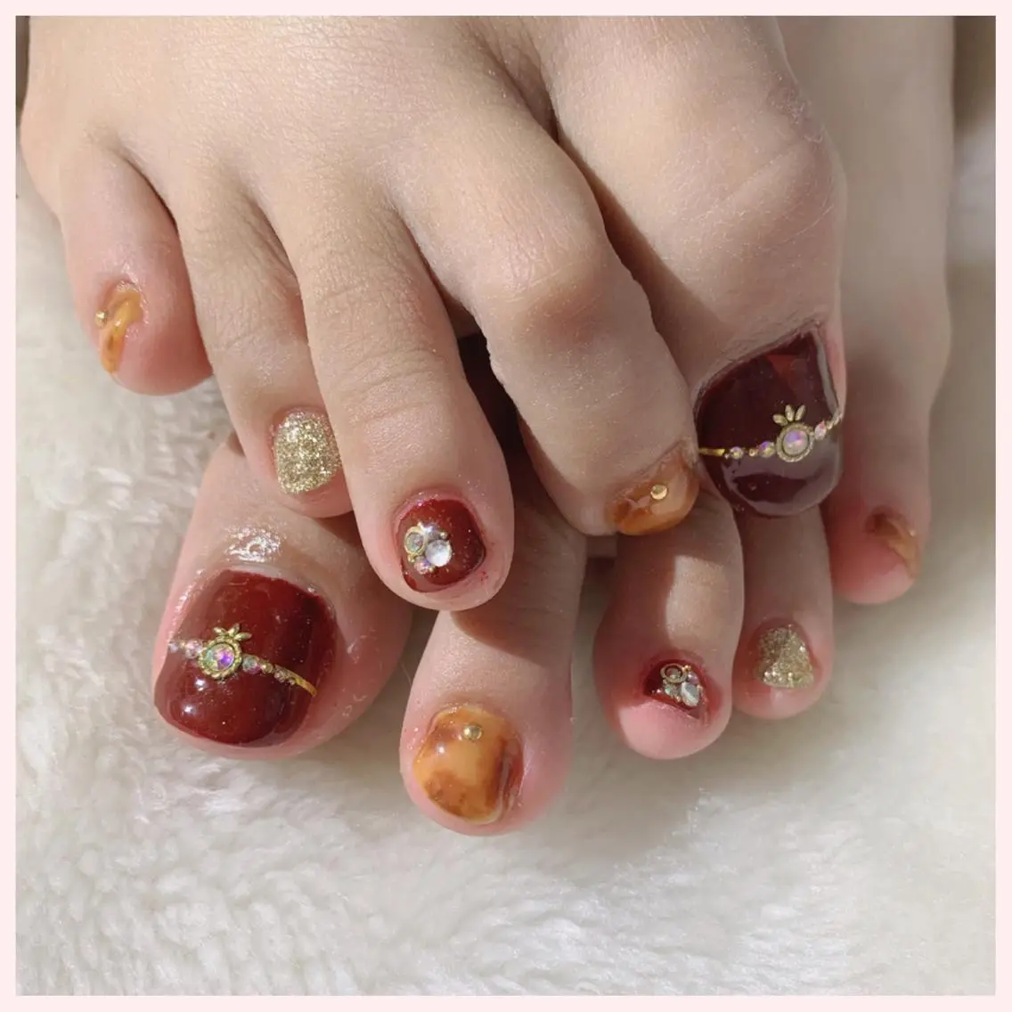 ネイル フットネイル Ogasawara Tokikaのネイルデザイン