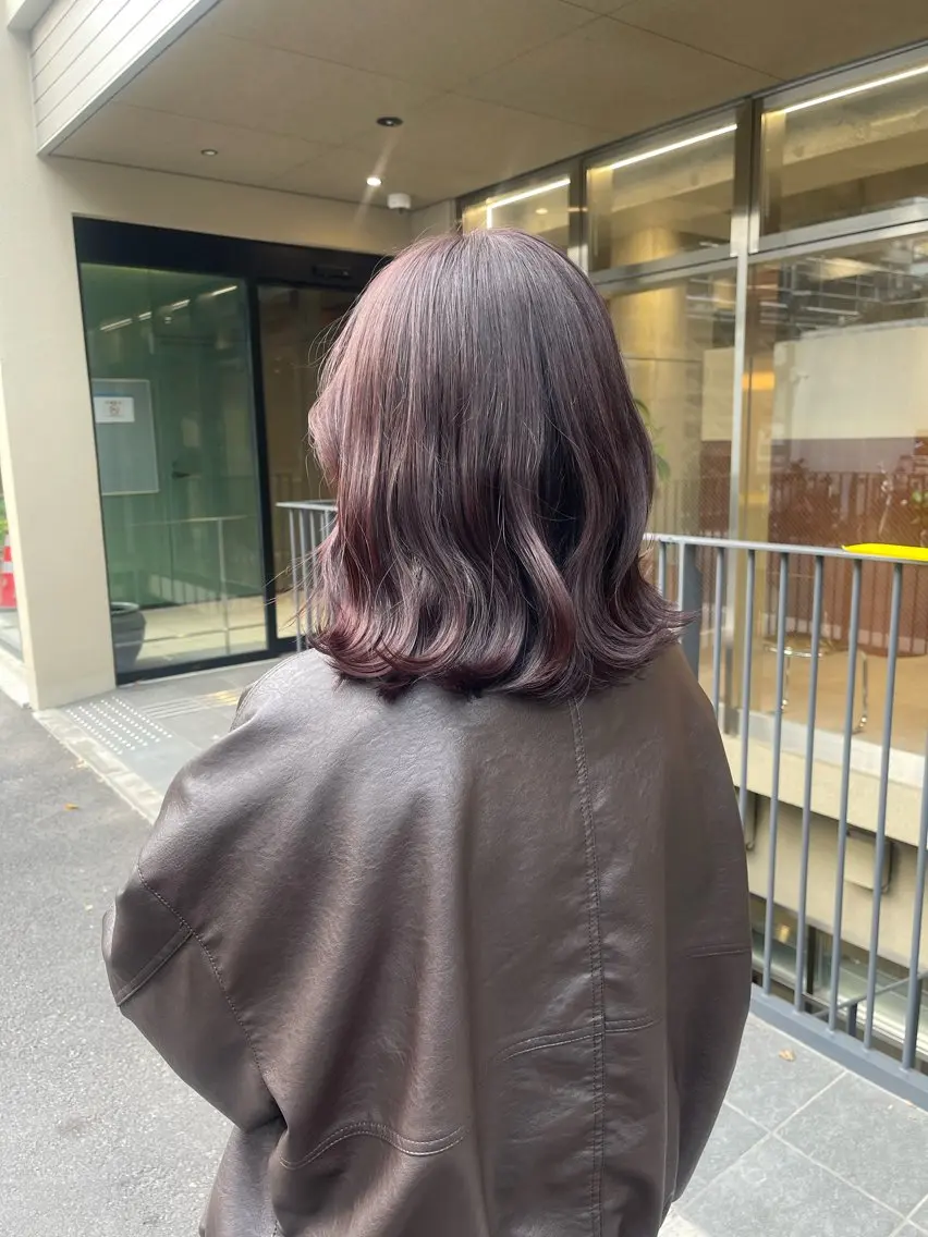 ミディアム 透明感/レイヤー スタイル🤎mamiのヘアスタイル