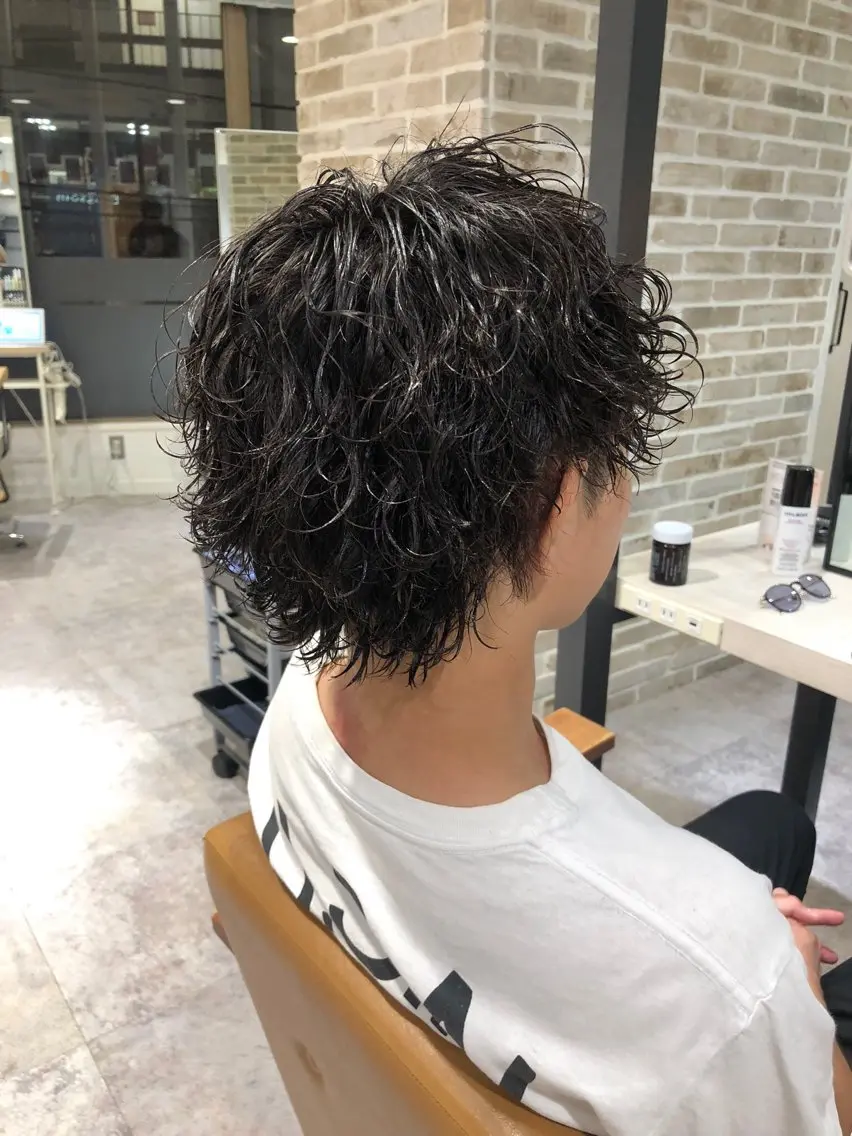 パーマ メンズ カット パーマ TOSHIKI| 上福岡メンズ|副店長のヘアスタイル
