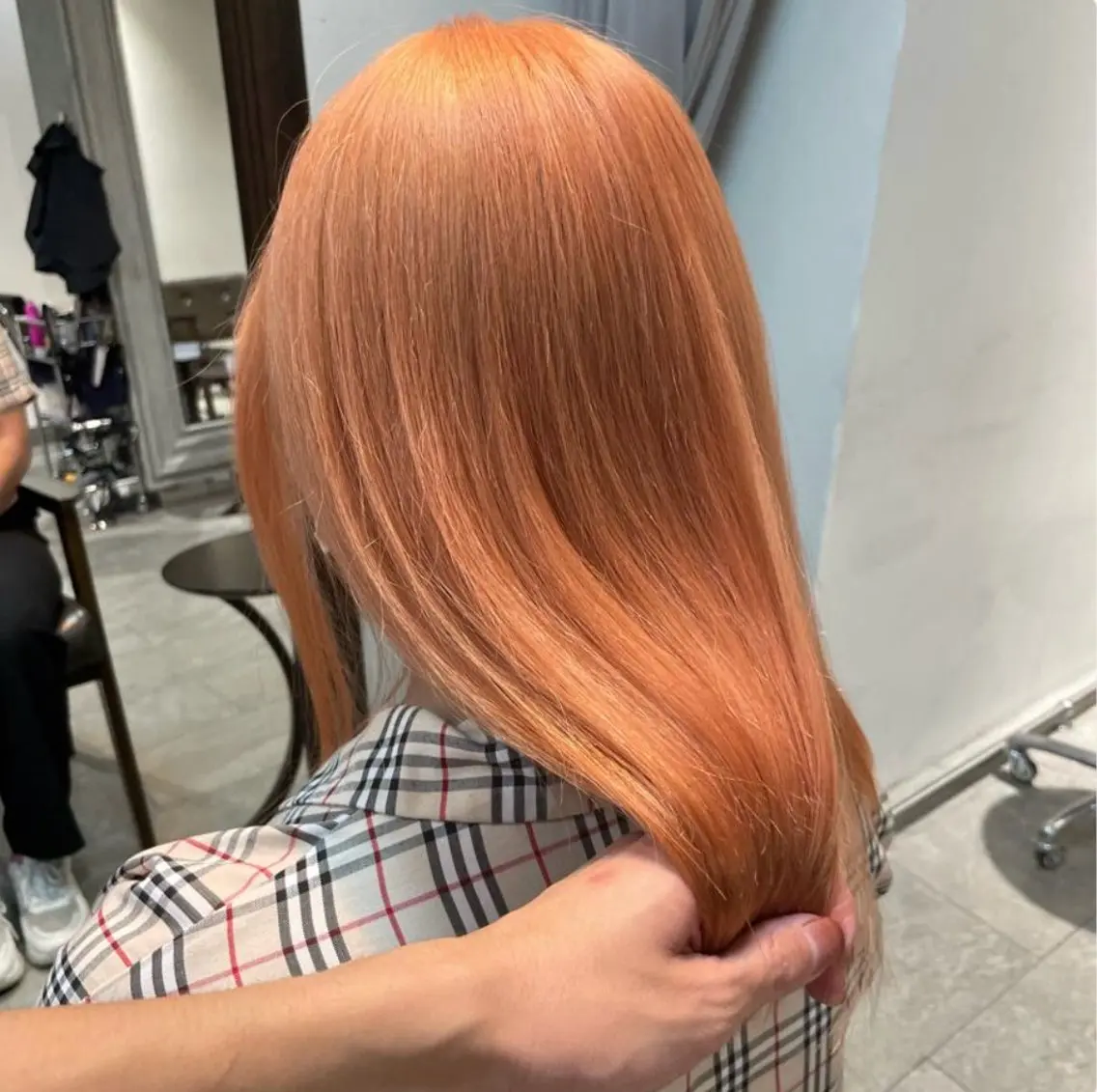ミディアム カラー 🎀ハイトーン・艶 カラー HANA🎀のヘアスタイル