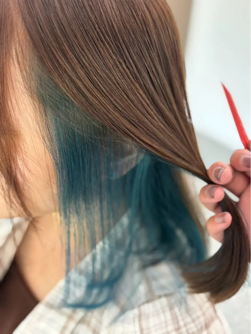 カラー 菅野 結人のヘアスタイル