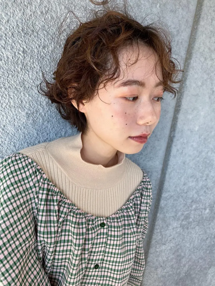 🐳カット+イルミナカラー+ハホニコトリートメント🐳の写真