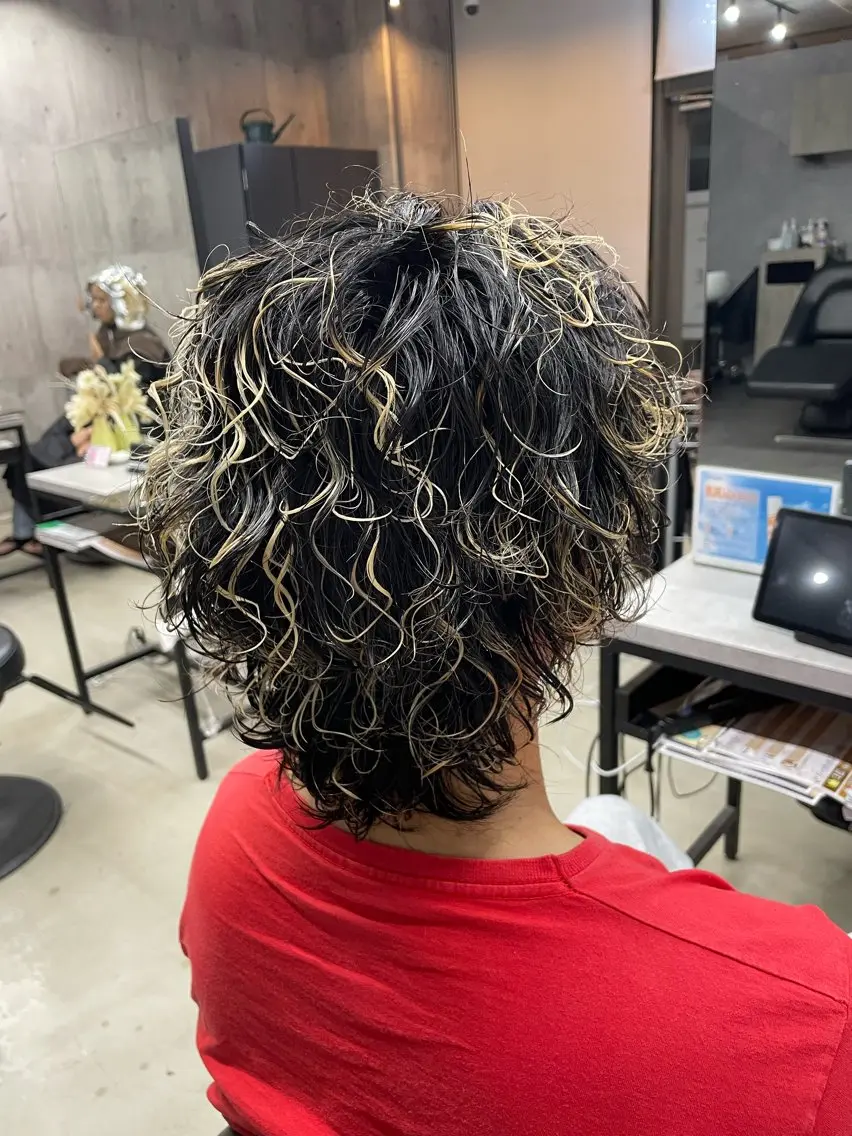 ショート カラー パーマ カット パーマ トリートメント LUXBE LUCE 愁のヘアスタイル