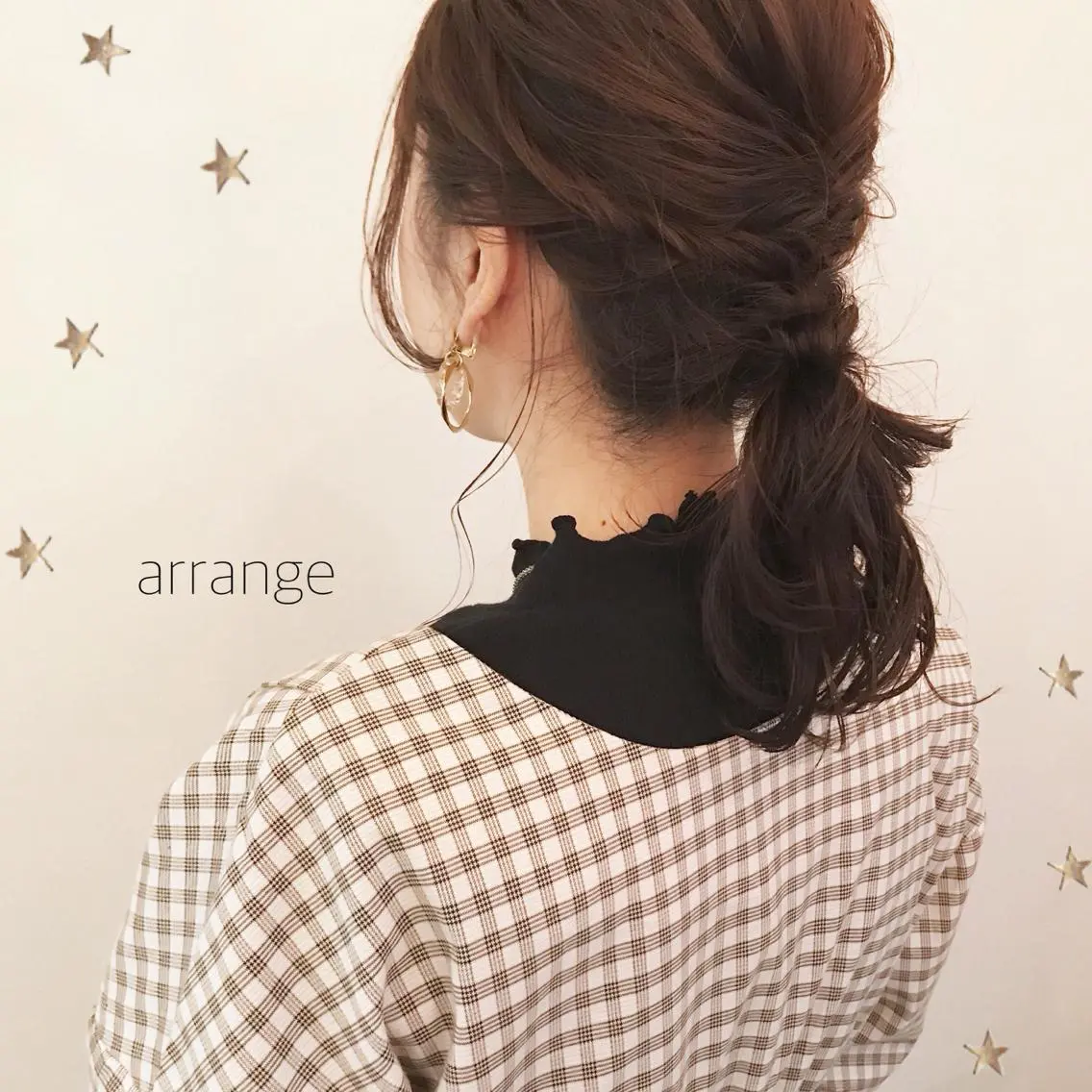 ミディアム ヘアアレンジ 市川 千夏のヘアスタイル