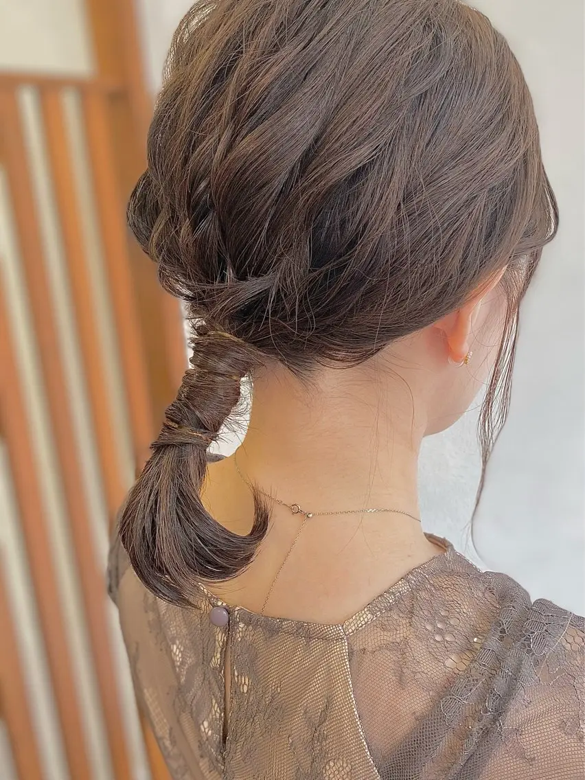 ヘアアレンジ 秋谷 伸江のヘアスタイル