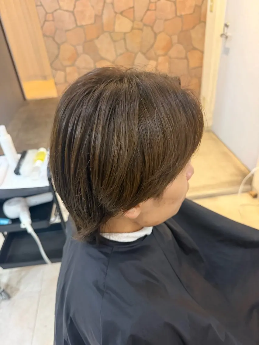 メンズ ヘアカラー 西田 大雅のヘアスタイル