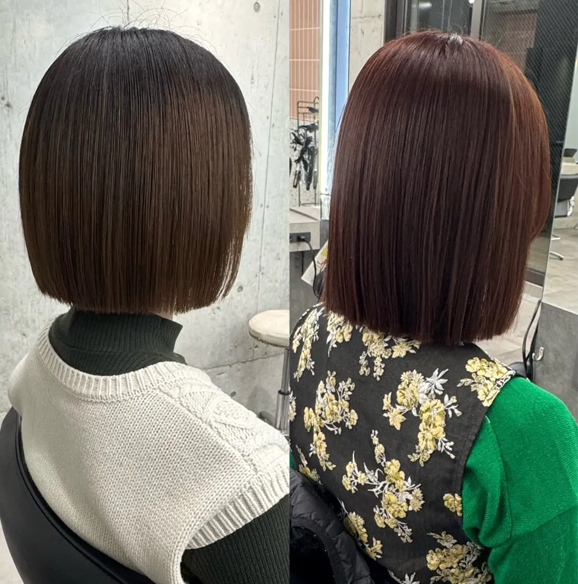 ミディアム 切りっぱなしボブ ボブ 似合わせカット 似合わせボブカット Anonのヘアスタイル
