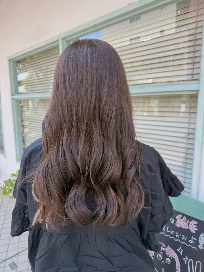 ロング カラー かとう なこ🐾のヘアスタイル