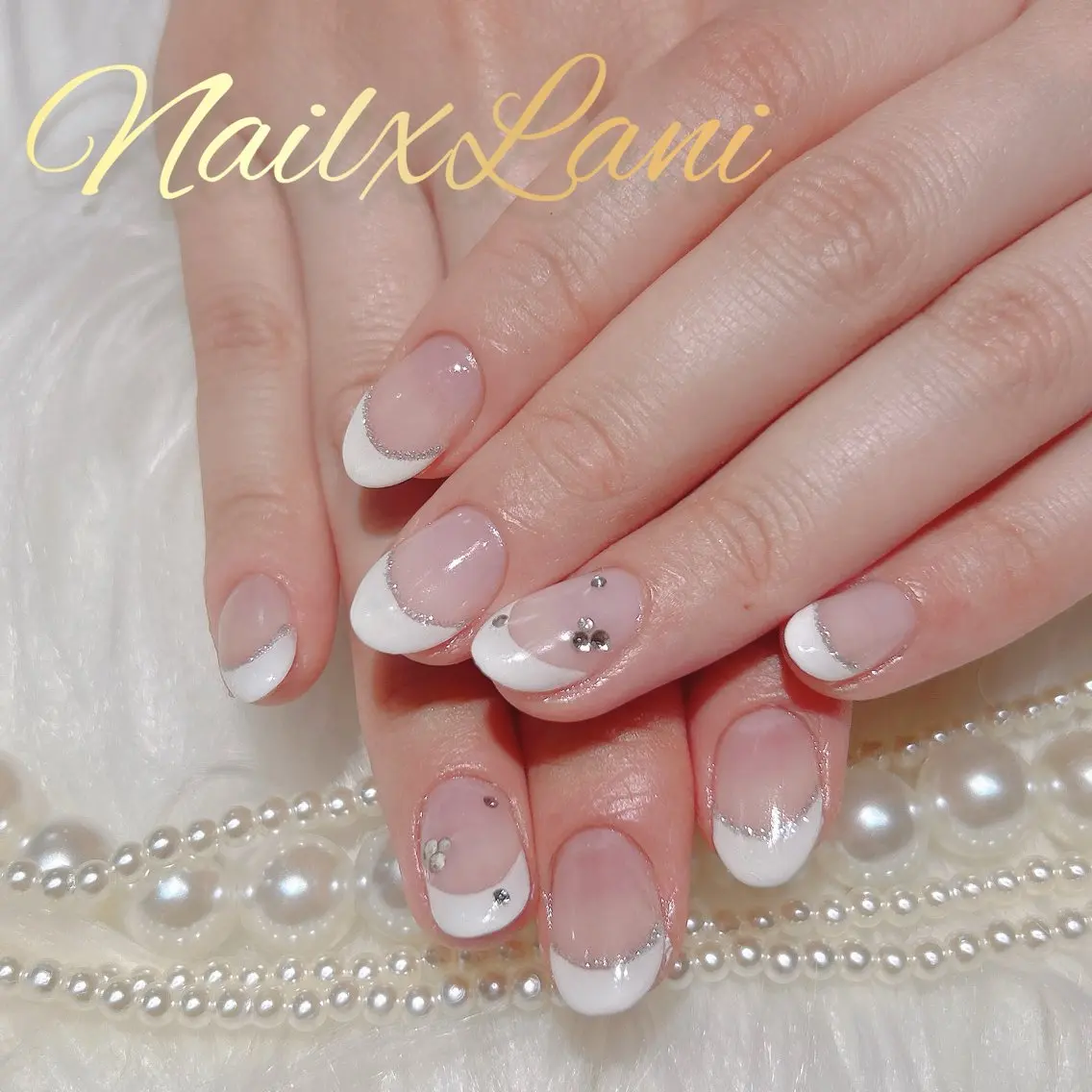ネイル フットネイル ジェルネイル マグネットネイル パラジェル Nail×Lani 深爪矯正対応◎のネイルデザイン