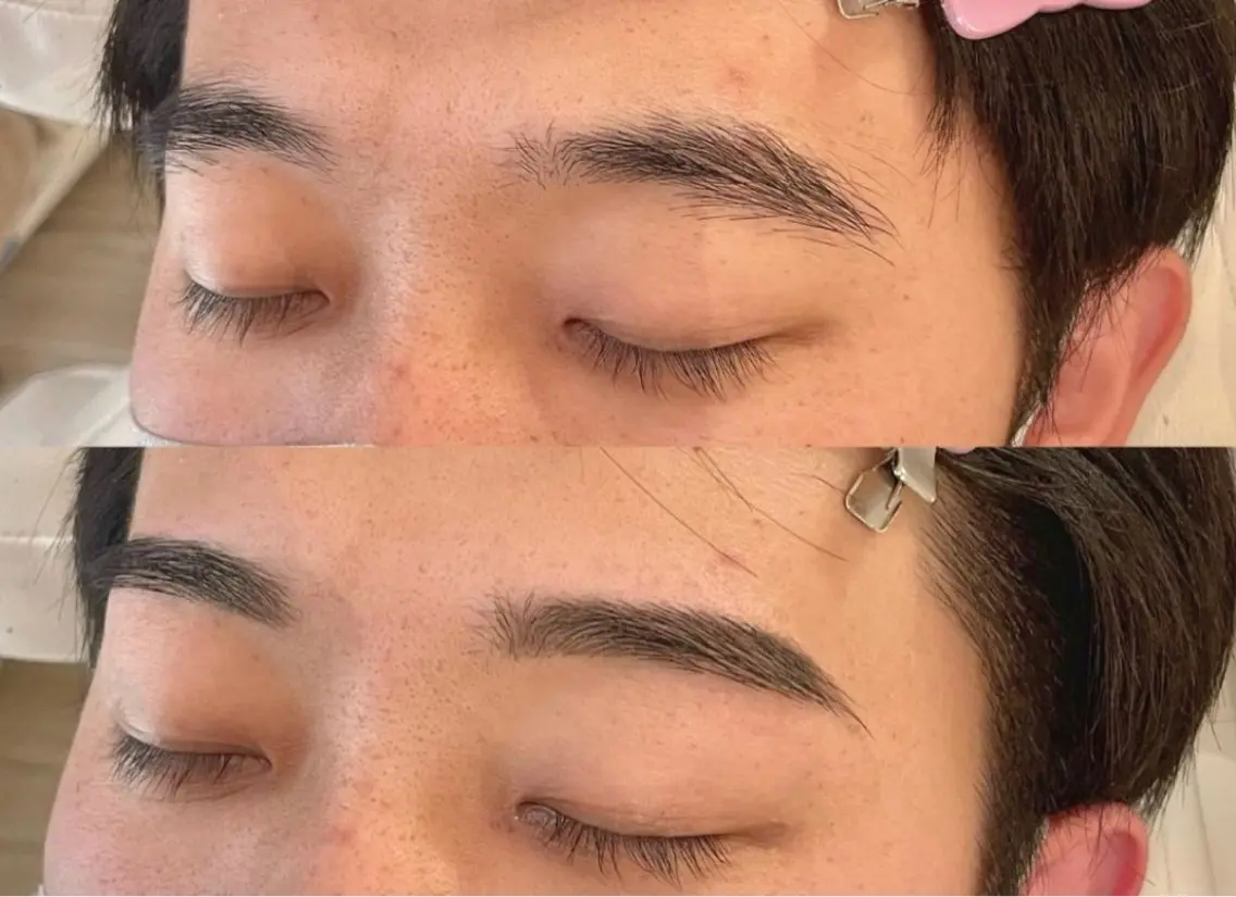 【 𝐌𝐞𝐧𝐬 】  アイブロウ ワックス ・ カット🫧の写真