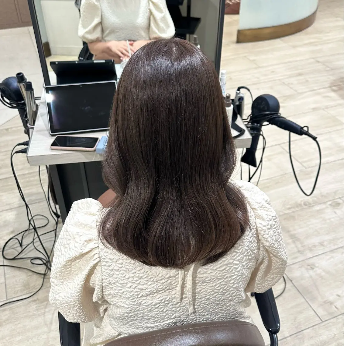 【cut】オススメ◎レディースカット💫5cm以上カット◎平日,土19時~のみ/日祝18時~のみの写真