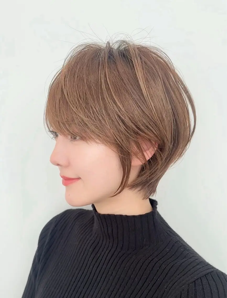 ショート カット ヘアカラー トリートメント ヘッドスパ/縮毛矯正 /横山陸人のヘアスタイル