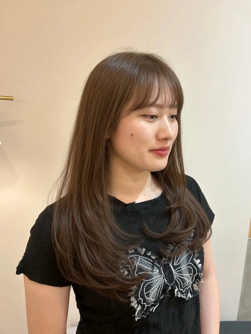 セミロング カラー ヘアカラー トリートメント ナチュラル🕰️流山 /Ruko🌱のヘアスタイル