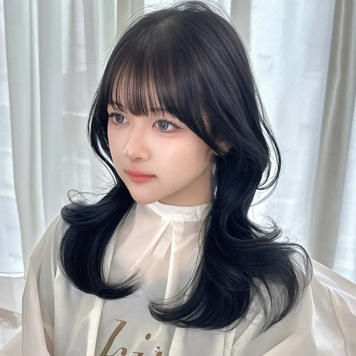 【🎀ミニモ学割🎀】トレンドカット➕うる艶カラ➕トリートメント➕韓国風巻き🤍の写真
