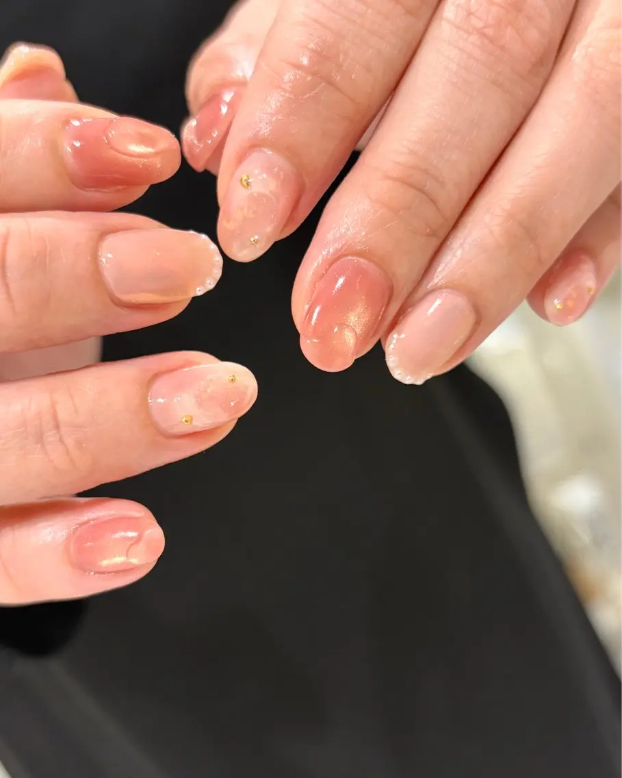 ネイル ハンドネイル 新宿ニュアンスネイル makotoのネイルデザイン