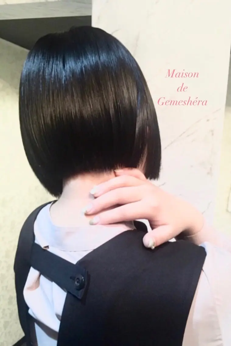 ミディアム カット 🗝髪質改善×カット 🪄Ji_yeongのヘアスタイル