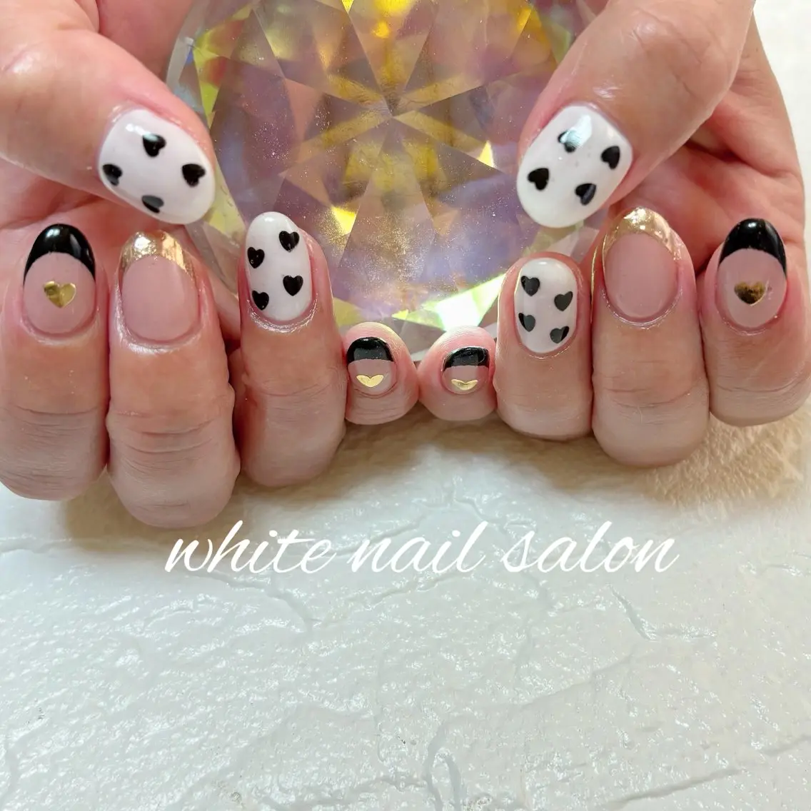 ネイル フットネイル ハンドネイル white nail salonのネイルデザイン