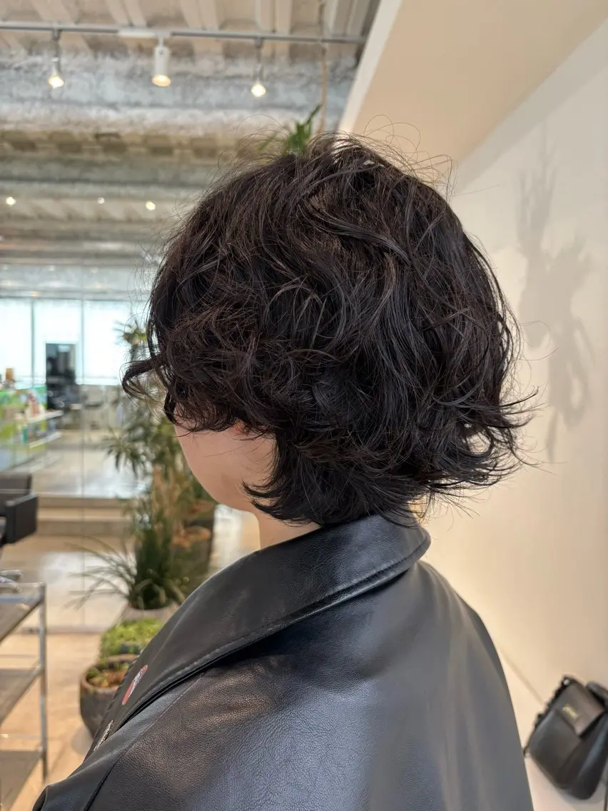 ショート パーマ カット パーマ ANY/須田麻人 /パーマスタイルのヘアスタイル