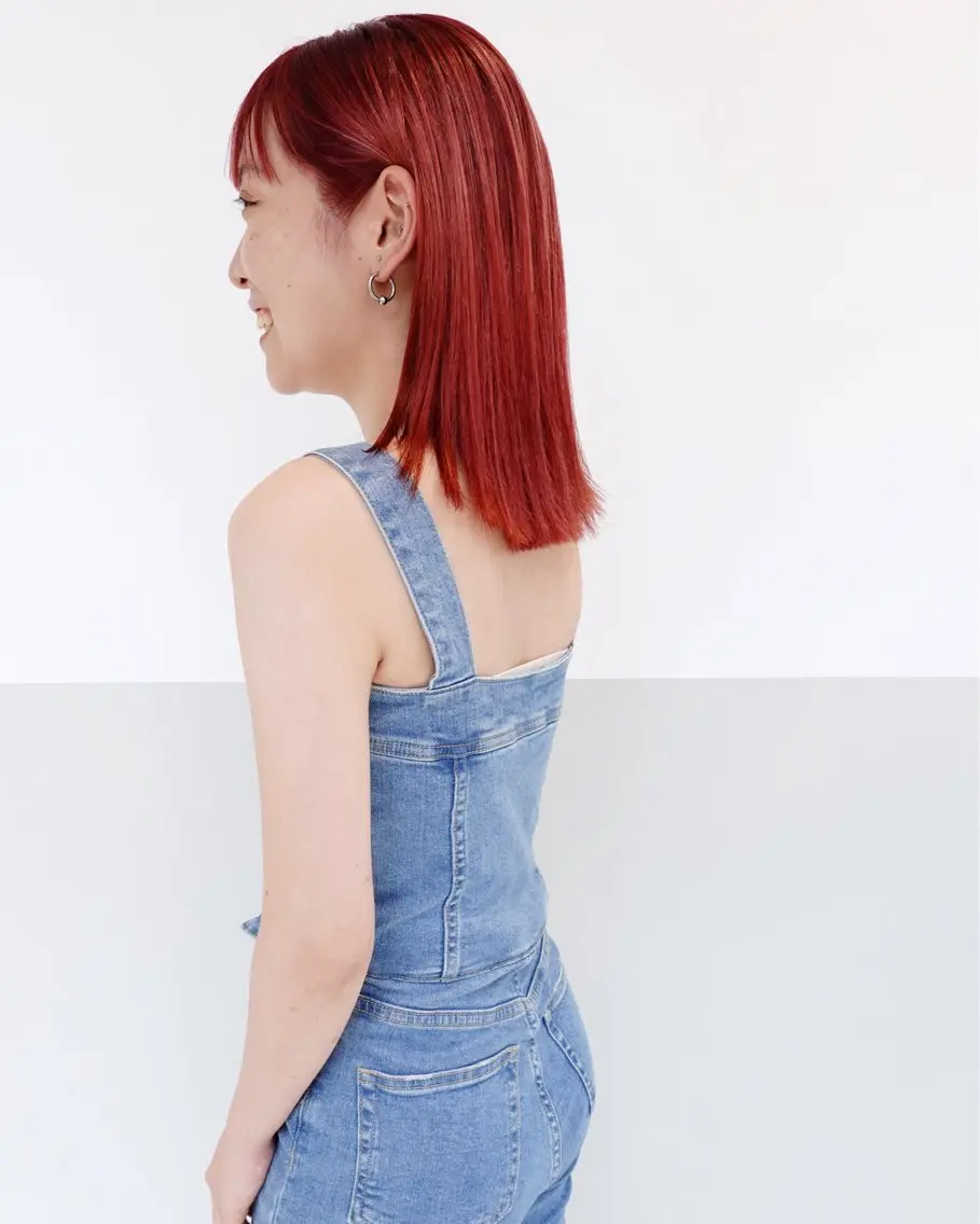 ミディアム カット ヘアカラー トリートメント ヘッドスパ 自由が丘 艶髪美容師✨生板🌿のヘアスタイル
