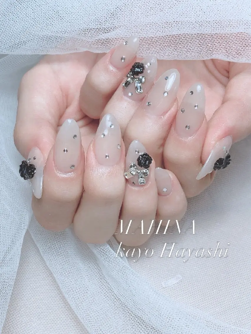 ネイル 長さ出し ネイルチップ MAHINA 🌺KAYO🌺のネイルデザイン